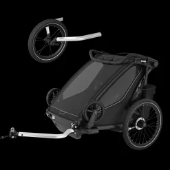 Thule Chariot Sport 2 double jogging Bundle